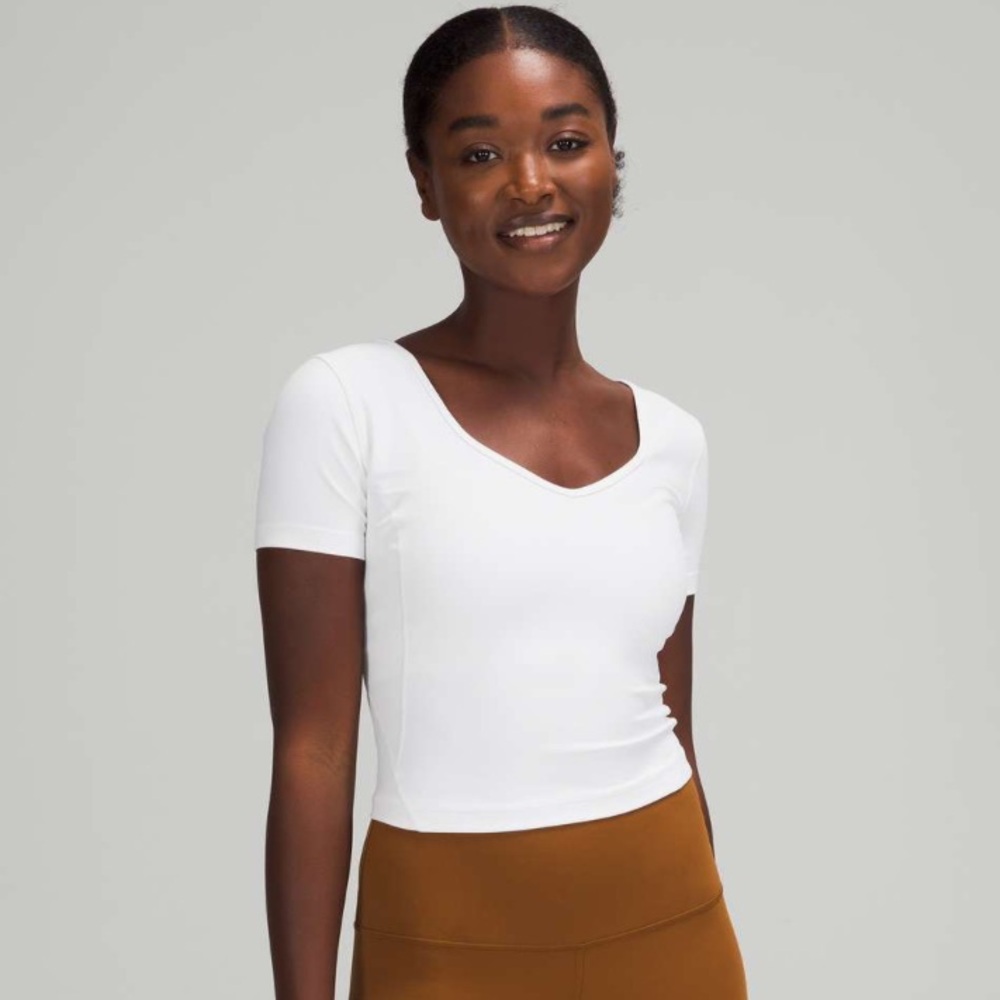 lululemon athletica White Align Short Sleeve Tee